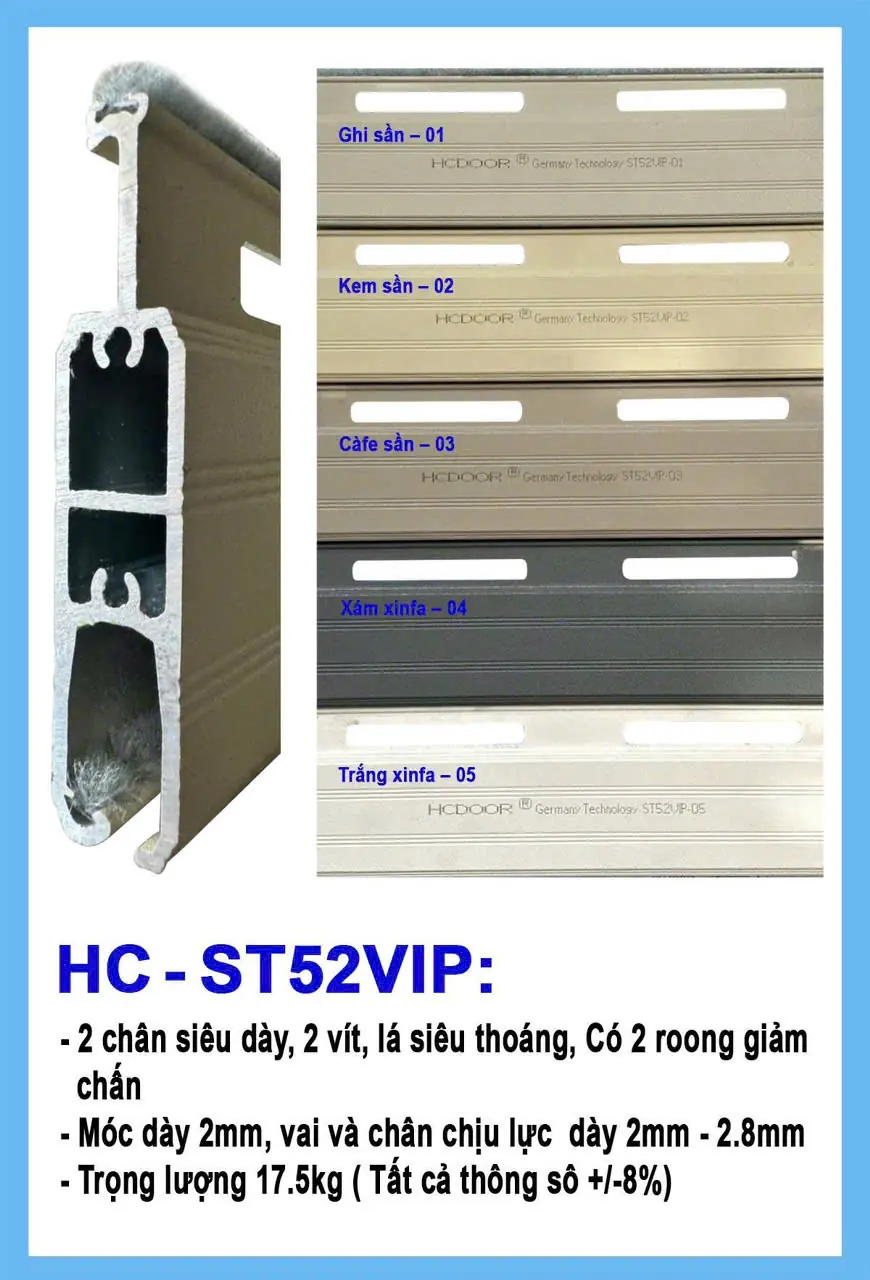cửa cuốn HCDoor - Công nghệ Đức